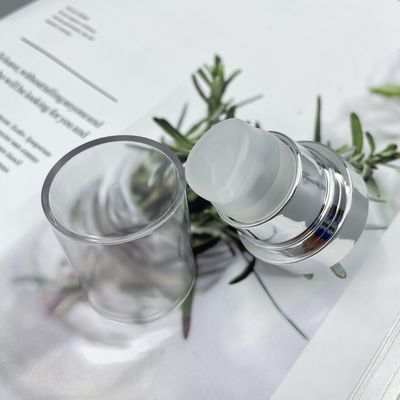 Der flüssigen Grundierung Dosierung der Creme-Pumpen-Zufuhr-304H des Frühlings-0.3ml 24/410 silberne Schließung