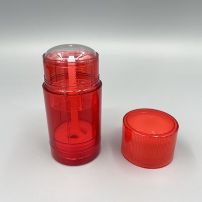 Roter kundenspezifischer Stock-Behälter des desodorierenden Mittels 75g ringsum AS mit Drucken