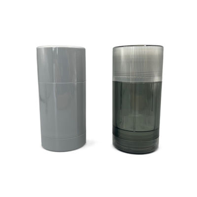 75g Gray Empty Deodorant Stick Container AS-/pp.-Lichtschutz-Runden-Rohre
