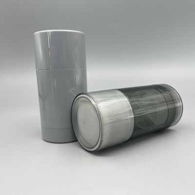 75g Gray Empty Deodorant Stick Container AS-/pp.-Lichtschutz-Runden-Rohre