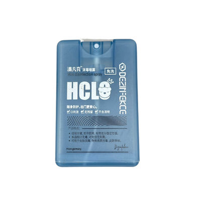Der Dosierungs-0.06ML antibakterieller Handdesinfizierer 304H Kreditkarte-des Sprüher-20ML