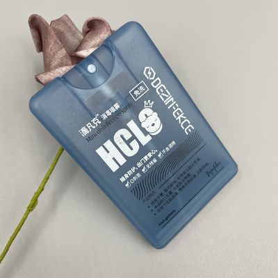 Der Dosierungs-0.06ML antibakterieller Handdesinfizierer 304H Kreditkarte-des Sprüher-20ML