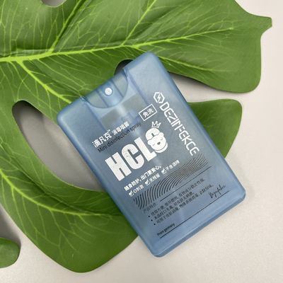 Der Dosierungs-0.06ML antibakterieller Handdesinfizierer 304H Kreditkarte-des Sprüher-20ML