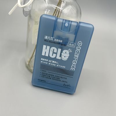 Der Dosierungs-0.06ML antibakterieller Handdesinfizierer 304H Kreditkarte-des Sprüher-20ML