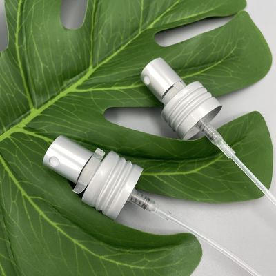Matt Silver Perfume Pump Sprayer-Zufuhr Alu 24/410 Dosierung 0.12ML mit Clip-Verschluss