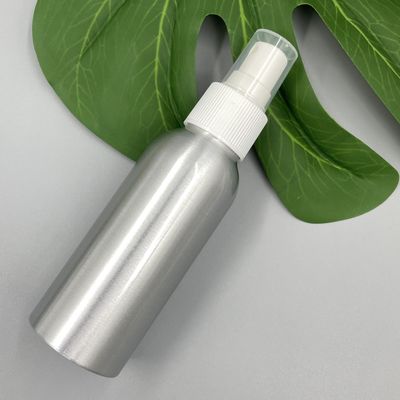 sprühen kosmetische Aluminiumbehälter 3.52oz runde Schulter des Durchmesser-40mm des Hals-24mm