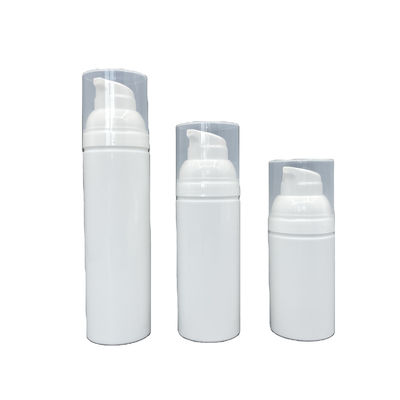 Weiße luftlose Pumpflasche-Lotion pp. 75ml 50ml keine Verschmutzung mit Verschluss