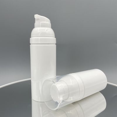 Weiße luftlose Pumpflasche-Lotion pp. 75ml 50ml keine Verschmutzung mit Verschluss