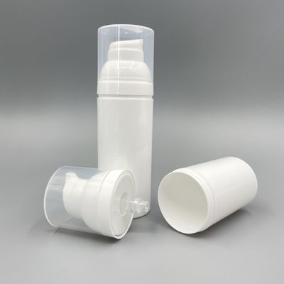 Weiße luftlose Pumpflasche-Lotion pp. 75ml 50ml keine Verschmutzung mit Verschluss