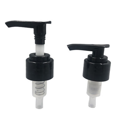 PET 24mm Schwarz-Lotions-glatte Schließung der Zufuhr-Pumpen-28mm für Handdesinfizierer