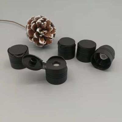 Matt Black Plastic Screw Disc-Spitze Flip Cap 24/410 Silikon-Ventil 9.5mm