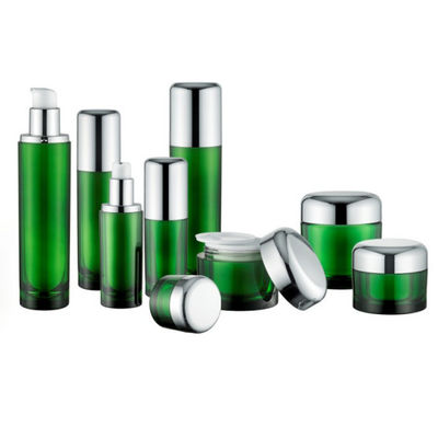 Acryl der runde kosmetische Pumpflasche-Luxusleercontainer-50ml 120ml
