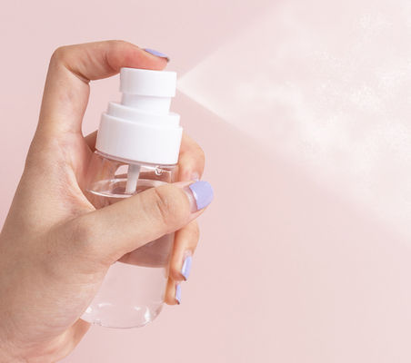Klarer leerer Flaschen-ultra feiner Luxussprüher Upg 30ml Petg weiß