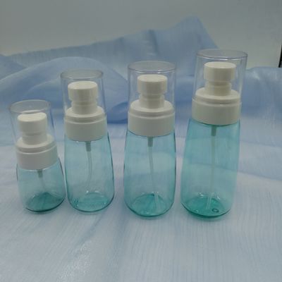 Körperpflege transparentes blaues 60ml Petg füllen ultra feinen Sprüher ab