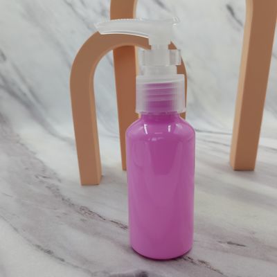 Haustier-Pumpflasche-Rosa-Purpur-hellgrünes hellblaues Reise-Satz-Reihe Skincare 75ml