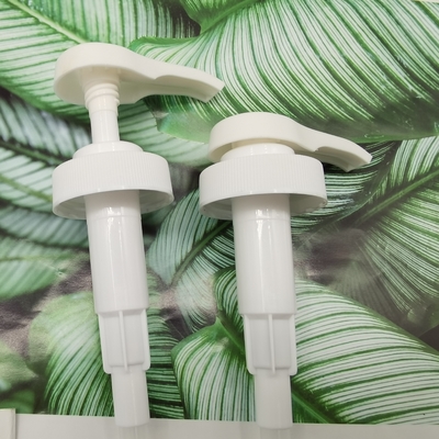Lotions-Zufuhr-Pumpen-weiße Farbe 38/400 des Ertrag-4.0cc für Bad-und Körper-Wäsche