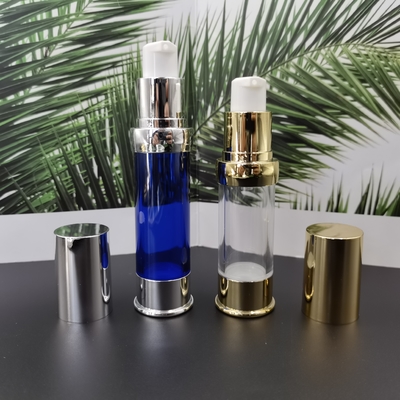 Lotions-Auslöser 15ml, 20ml, 30ml metallisierte für Lotions-Serum-luftlose Plastikflasche