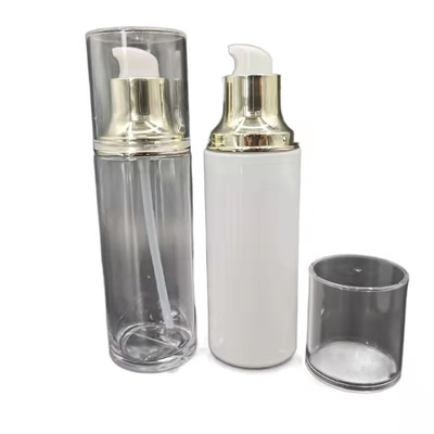 Flasche der AS- oder ABS-Kappen-Lotions-Pumpen-100ml Petg für Gesichtssahnehaarpflegemittel