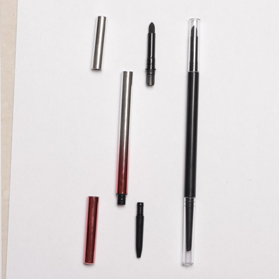 Leerer Augenbrauenstift-dünnes Art-Make-upwerkzeug-Augenbrauen-Pulver-Baumwollbürste ABS Material