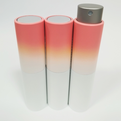 8 ml Aluminium-Shell-Sprühflasche mit Farbverlauf und Glas-Innenflasche