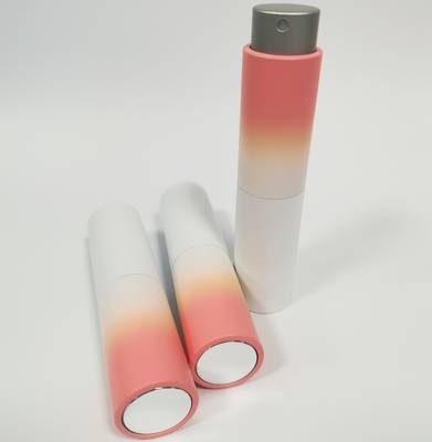 8 ml Aluminium-Shell-Sprühflasche mit Farbverlauf und Glas-Innenflasche