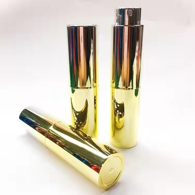 UVgoldfarbe kundengebundene Farbparfüm-Sprühflasche-austauschbare Duft-Flasche der steigungs-10ML