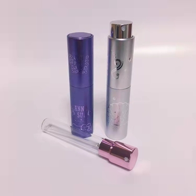 Prägeartige Aluminiumaustauschbare Glasflasche des parfüm-Sprühflasche-Luxusentwurfs-10ml 8ml