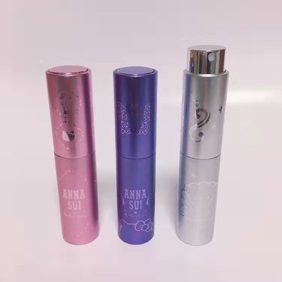 Prägeartige Aluminiumaustauschbare Glasflasche des parfüm-Sprühflasche-Luxusentwurfs-10ml 8ml