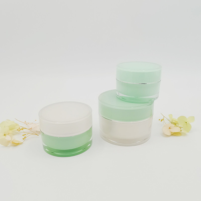 Kosmetische Runden-leere Acrylcremetiegel-Gesichts-Creme des Glas-15g 30g 50g für Hautpflege
